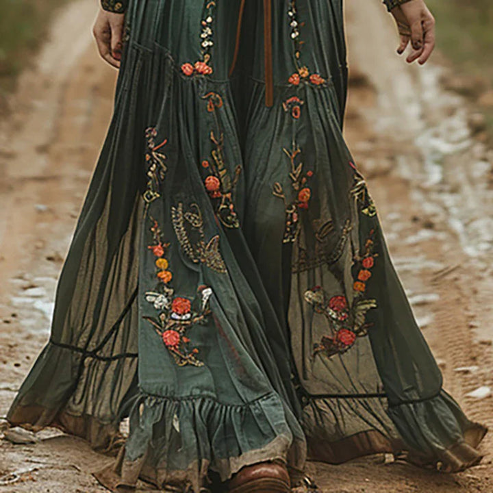 Auré | Boho Floral Maxi Dress