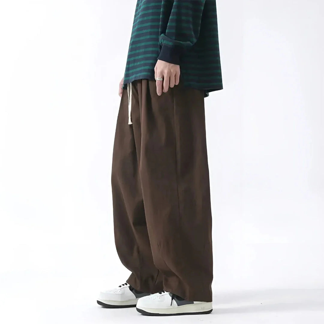 Sam Oversized Pleated Casual Pants