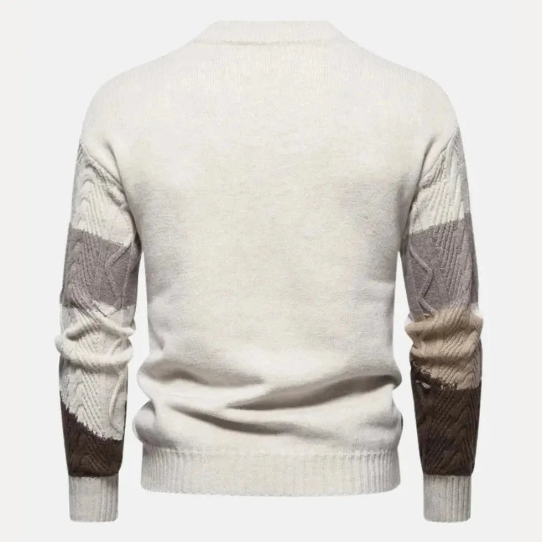 Spencer Gradient Cable-Knit Sweater