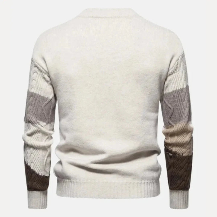 Spencer Gradient Cable-Knit Sweater