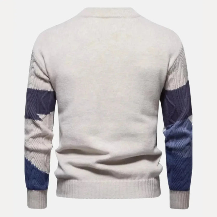 Spencer Gradient Cable-Knit Sweater