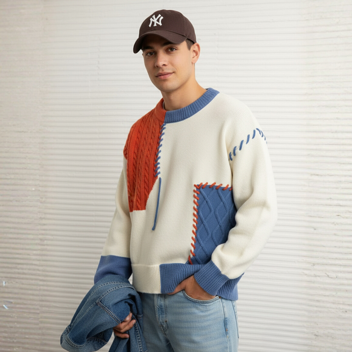 Apollo Patchwork Vanguard Sweater