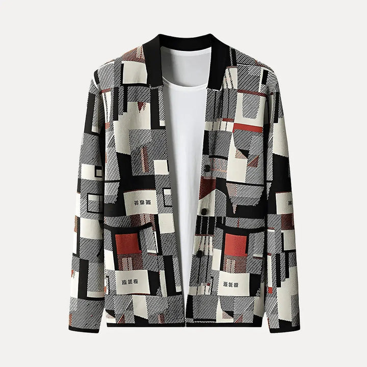 Varese Patchwork Knit Cardigan