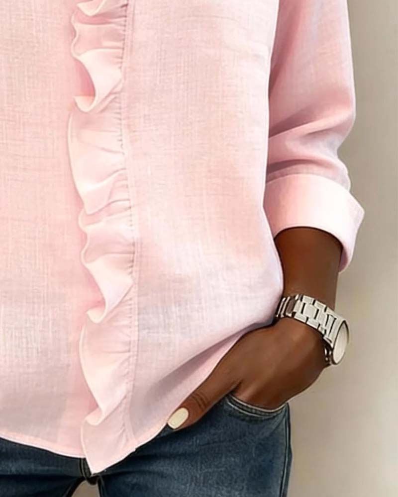 Dorothy | Classic Ruffled Blouse