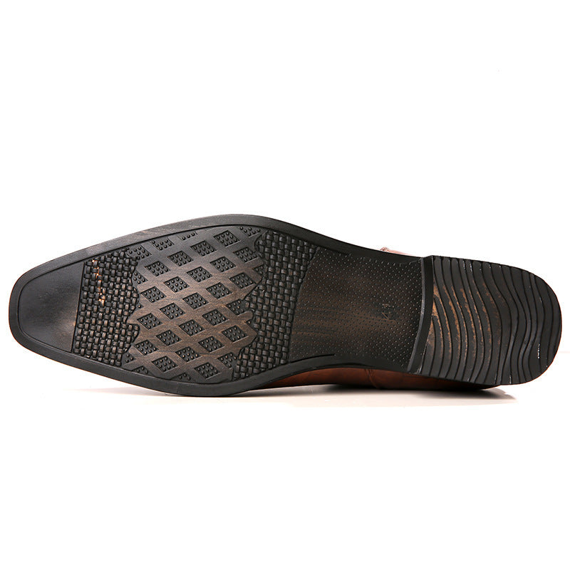 Alligator Elegance Chelsea Boots