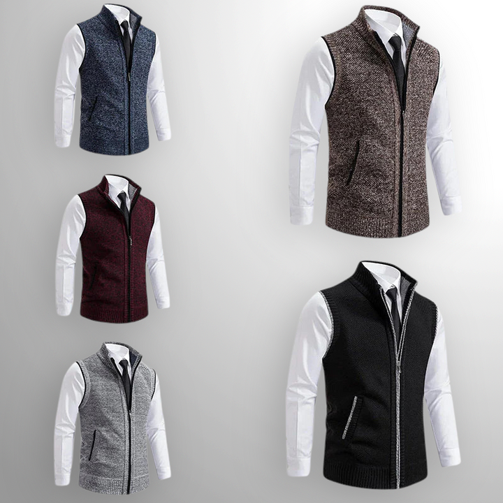 ALIVIA – FULL-ZIP SWEATER VEST